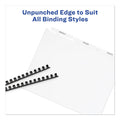 Avery Print and Apply Index Maker Clear Label Unpunched Dividers, 3-Tab, 11 x 8.5, White, 5 Sets