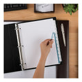Avery Print and Apply Index Maker Clear Label Dividers, 12-Tab, White Tabs, 11 x 8.5, White, 5 Sets
