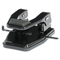 Master 40-Sheet Heavy-Duty High-Capacity Two-Hole Punch, 9/32" Holes, Padded Handle, Black