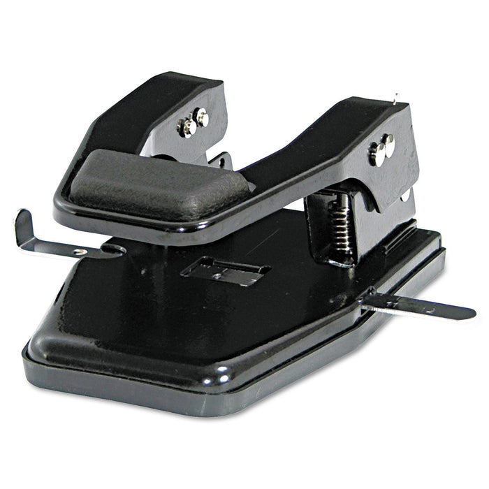 Master 40-Sheet Heavy-Duty High-Capacity Two-Hole Punch, 9/32" Holes, Padded Handle, Black