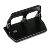 Master 40-Sheet Heavy-Duty Three-Hole Punch with Gel Padded Handle, 9/32" Holes, Black