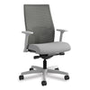 HON Ignition 2.0 4-Way Stretch Mid-Back Mesh Task Chair, Supports Up to 300 lb, Frost Seat, Charcoal Back, Titanium Base