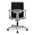 HON Ignition 2.0 4-Way Stretch Low-Back Mesh Task Chair, Supports Up to 300 lb, Frost Seat, Charcoal Back, Titanium Base