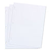 Wilson Jones Ledger Sheets for Corporation and Minute Book, 11 x 8.5, White, Loose Sheet, 100/Box