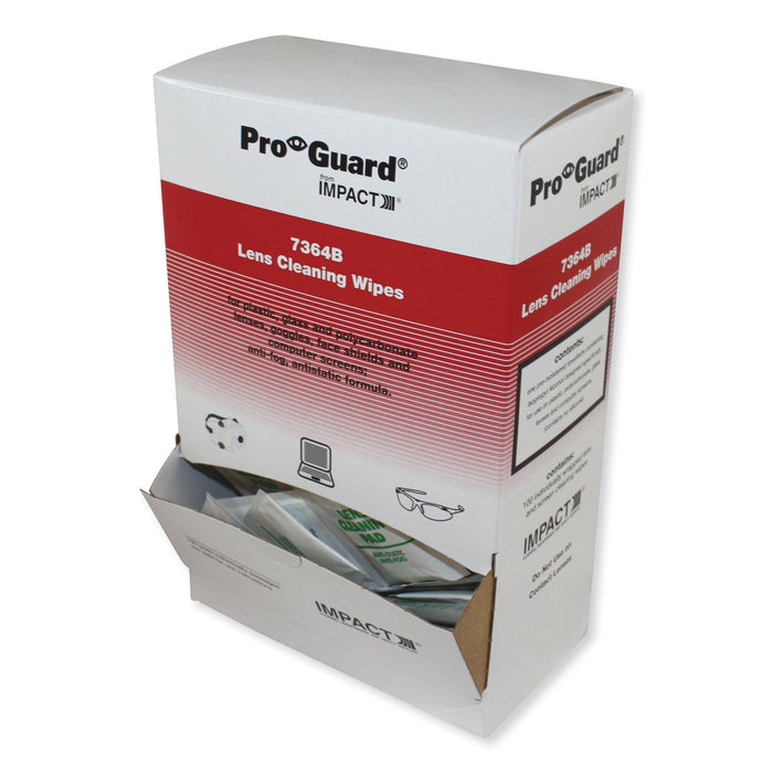 Impact Pro-Guard Disposable Lens Cleaning Wipes, 5.1 x 8.1, 100/Box