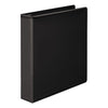 Wilson Jones Heavy-Duty D-Ring View Binder with Extra-Durable Hinge, 3 Rings, 1.5" Capacity, 11 x 8.5, Black