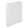 Wilson Jones Heavy-Duty Round Ring View Binder with Extra-Durable Hinge, 3 Rings, 1" Capacity, 11 x 8.5, White
