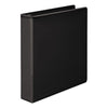 Wilson Jones Heavy-Duty Round Ring View Binder with Extra-Durable Hinge, 3 Rings, 1.5" Capacity, 11 x 8.5, Black