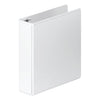 Wilson Jones Heavy-Duty Round Ring View Binder with Extra-Durable Hinge, 3 Rings, 2" Capacity, 11 x 8.5, White