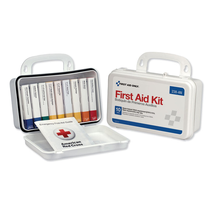 First Aid Only ANSI-Compliant First Aid Kit, 64 Pieces, Plastic Case