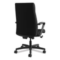 HON Ignition Series Executive High-Back Chair, Supports Up to 300 lb, 17" to 21" Seat Height, Black