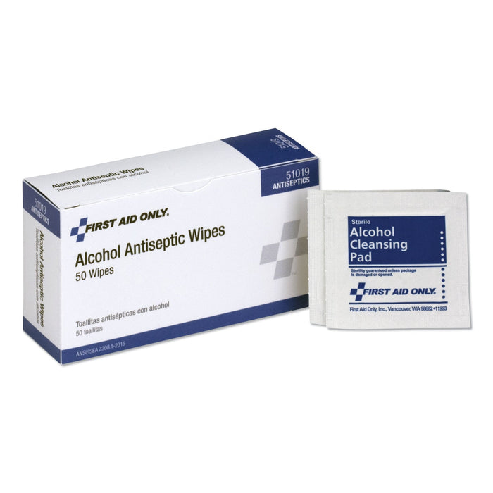 PhysiciansCare First Aid Alcohol Pads, 50/Box
