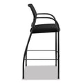 HON Ignition 2.0 Ilira-Stretch Mesh Back Cafe Height Stool, Supports Up to 300 lb, 31" Seat Height, Black