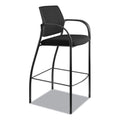 HON Ignition 2.0 Ilira-Stretch Mesh Back Cafe Height Stool, Supports Up to 300 lb, 31" Seat Height, Black