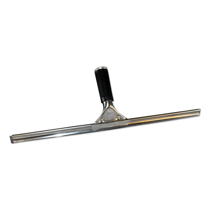 Impact Stainless Steel Window Squeegee, 18" Wide Blade, 3" Handle