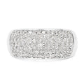0.96 Carat Genuine White Diamond .925 Sterling Silver Ring by Bids.com