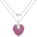 8.03 Carat Genuine Ruby .925 Sterling Silver Pendant by Bids.com