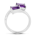 1.90 Carat Genuine Amethyst .925 Sterling Silver Ring by Bids.com