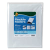 Duck Reusable 2-Way Flexible Mailers, Square Flap, Self-Adhesive Closure, 14.25 x 18.75, White, 25/Pack