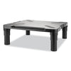 Innovera Single Level Monitor Riser, 13.13" x 13.5" x 4", Black