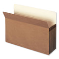 Smead Redrope Drop Front File Pockets, 5.25" Expansion, Legal Size, Redrope, 50/Box
