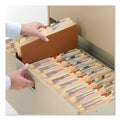 Smead Redrope Drop Front File Pockets, 5.25" Expansion, Letter Size, Redrope, 10/Box
