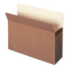 Smead Redrope Drop Front File Pockets, 5.25" Expansion, Letter Size, Redrope, 50/Box