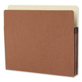 Smead Redrope Drop Front File Pockets, 1.75" Expansion, Letter Size, Redrope, 25/Box