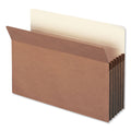 Smead Redrope Drop Front File Pockets, 5.25" Expansion, Legal Size, Redrope, 10/Box