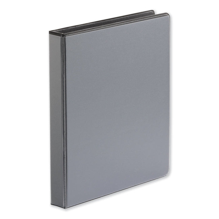 Universal Deluxe Easy-to-Open D-Ring View Binder, 3 Rings, 1" Capacity, 11 x 8.5, Black