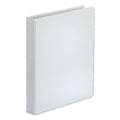 Universal Deluxe Easy-to-Open D-Ring View Binder, 3 Rings, 1" Capacity, 11 x 8.5, White