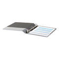 Universal Deluxe Easy-to-Open D-Ring View Binder, 3 Rings, 1" Capacity, 11 x 8.5, Black