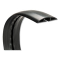 Innovera Floor Sleeve Cable Management, 2.5" x 0.5" Channel, 72" Long, Black