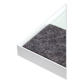 U Brands 3N1 Magnetic Glass Dry Erase Combo Board, 36 x 24, Month View, White Surface and Frame