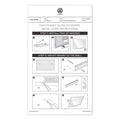U Brands 3N1 Magnetic Glass Dry Erase Combo Board, 24 x 18, Month View, White Surface and Frame