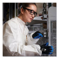 KleenGuard G40 Foam Nitrile Coated Gloves, 230 mm Length, Medium/Size 8, Blue, 12 Pairs
