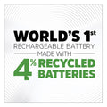 Energizer NiMH Rechargeable AA Batteries, 1.2 V, 8/Pack
