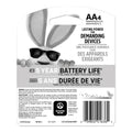 Energizer NiMH Rechargeable AA Batteries, 1.2 V, 4/Pack