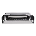 Allsop Metal Art Organizer 5 Monitor, 18" x 11.8" x 5.1", Black, Supports 30 lbs