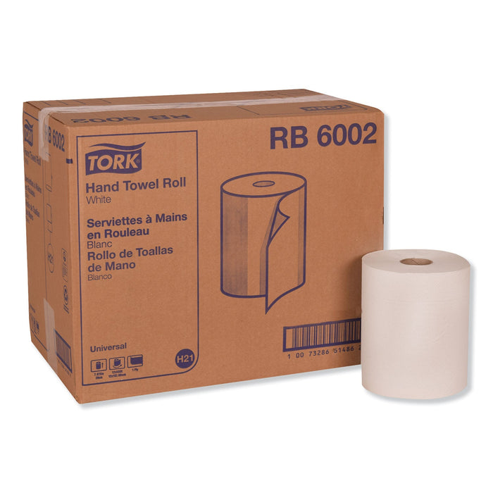 Tork Universal Hand Towel Roll, 7.88" x 600 ft, White, 12 Rolls/Carton
