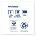 Tork Universal Hand Towel Roll, 7.88" x 800 ft, White, 6 Rolls/Carton