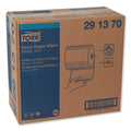 Tork Basic Paper Wiper Roll Towel, 7.68" x 1,150 ft, White, 4 Rolls/Carton