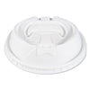 Dart Optima Reclosable Lids for Paper Hot Cups, Fits 10 oz to 24 oz Cups, White, 1,000/Carton