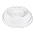 Dart Optima Reclosable Lids for Paper Hot Cups, Fits 10 oz to 24 oz Cups, White, 1,000/Carton