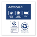 Tork Advanced Hardwound Roll Towel, 1-Ply, 7.88" x 800 ft, White, 6 Rolls/Carton