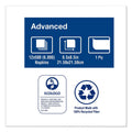 Tork Xpressnap Interfold Dispenser Napkins, 1-Ply, 8.5 x 8.5, White, 500/Pack, 12 Packs/Carton