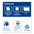 Tork Universal Masterfold Dispenser Napkins, 1-Ply, 13" x 12" Natural, 6000/CT