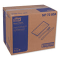 Tork Advanced Dinner Napkin,3-Ply,17" x 16.125",1/8 Fold, White,1740/CT