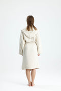 Muslin Beige Bathrobe by NoaPure.com