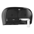 Tork High Capacity Bath Tissue Roll Dispenser for OptiCore, 16.62 x 5.25 x 9.93, Black